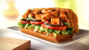Sweet Onion Chicken Teriyaki sandwich - DeliMenuPrices.com